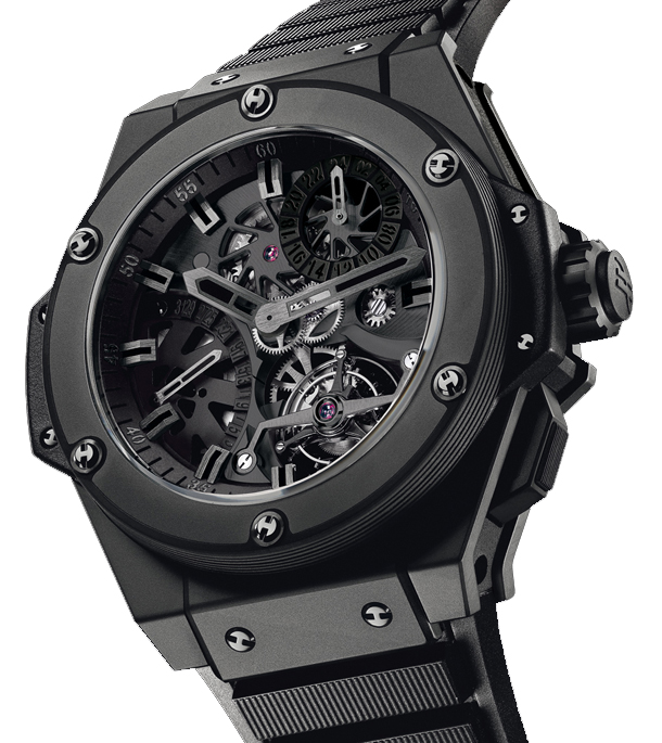 Hublot King Power Tourbillon GMT All Black 706.CI.1110.RX watches prices